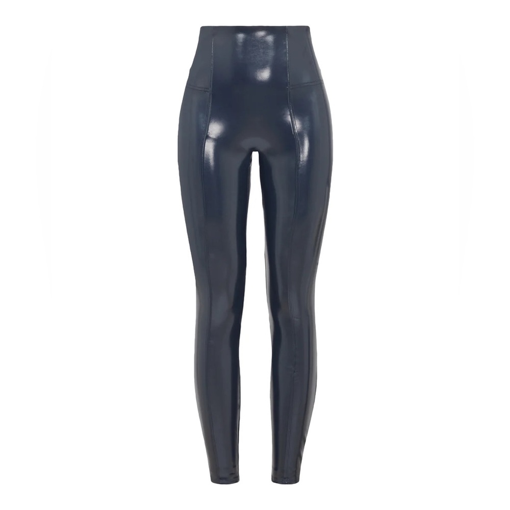 SPANX Glossy Navy Leggings